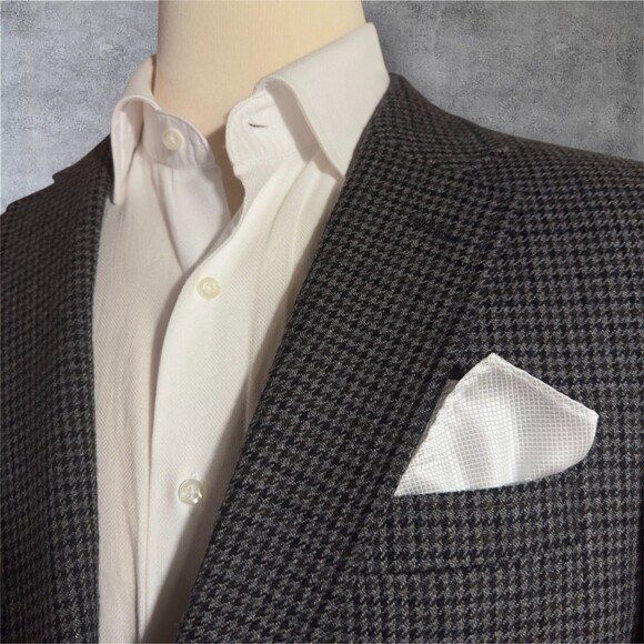 Tommy Hilfiger Men's 44R Gray/Brown Wool Blazer Sport Coat Two Button Jacket - Picture 4 of 16
